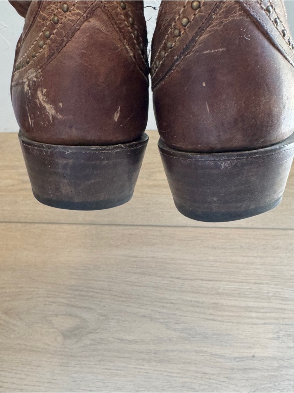 Lucchese Classics Women's Leila Western Boot, Nude, size 8. B US - Picture 13 of 15